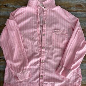 Vintage Victoria Secret Women’s Long Sleeve Striped Pajama Top Size Small